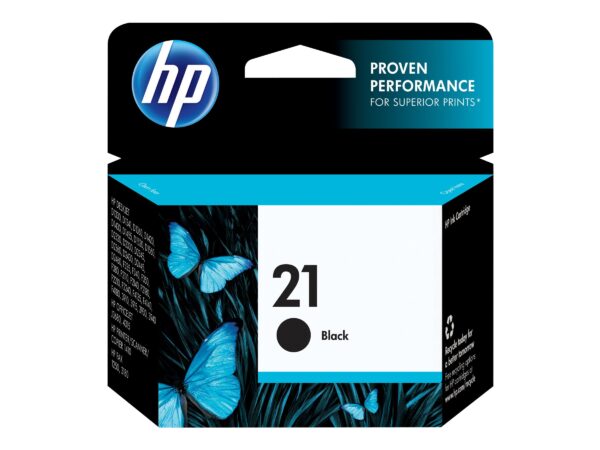 HP 21 - 5 ml - negro - original - cartucho de tinta - para Deskjet F2149, F2179, F2185, F2210, F2224, F2240, F2288, F2290, F375; Officejet 43XX