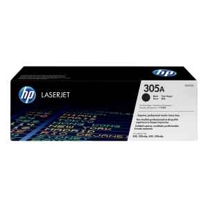 HP 305A - Negro - original - LaserJet - cartucho de tóner (CE410A) - para LaserJet Pro 300 color M351a, 300 color MFP M375nw, 400 color M451, 400 color MFP M475