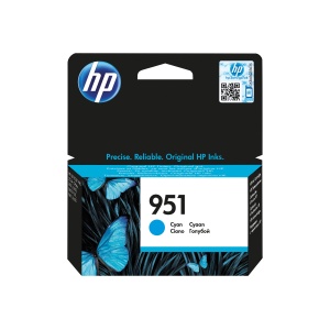 HP 951 - 8 ml - cián - original - cartucho de tinta - para Officejet Pro 251, 276, 8100, 8600, 8600 N911, 8610, 8615, 8616, 8620, 8625, 8630, 8640