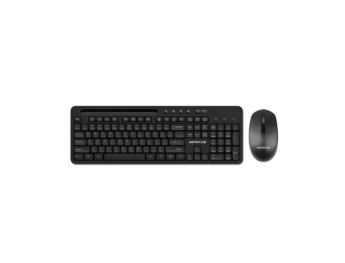 Kit Teclado mouse Klip Xtreme Wireless Black and gray NetXa